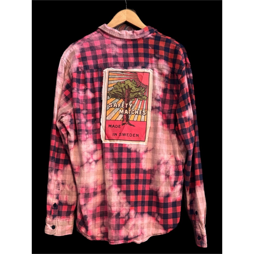 One-of-One  Reworked Lucky Brand Flannel | Men's‎ XL | Unisex Statement Shirt
